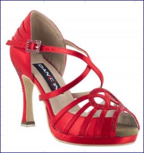 scarpe da ballo rosse