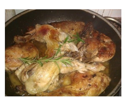 Cosce di pollo al limone