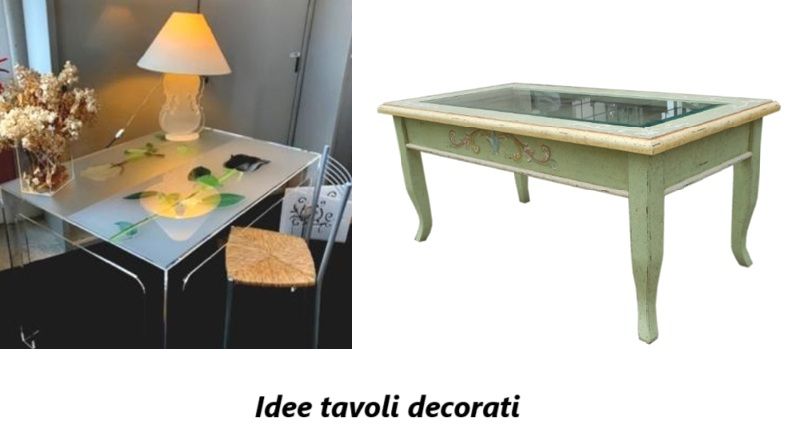 Idee tavoli decorati