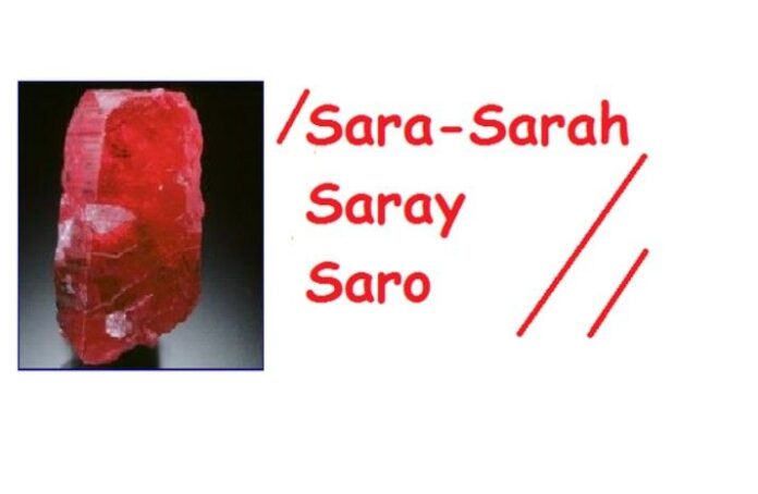 Sara-Sarah-Sary-Saro: significato-onomastico e numerologia del nome