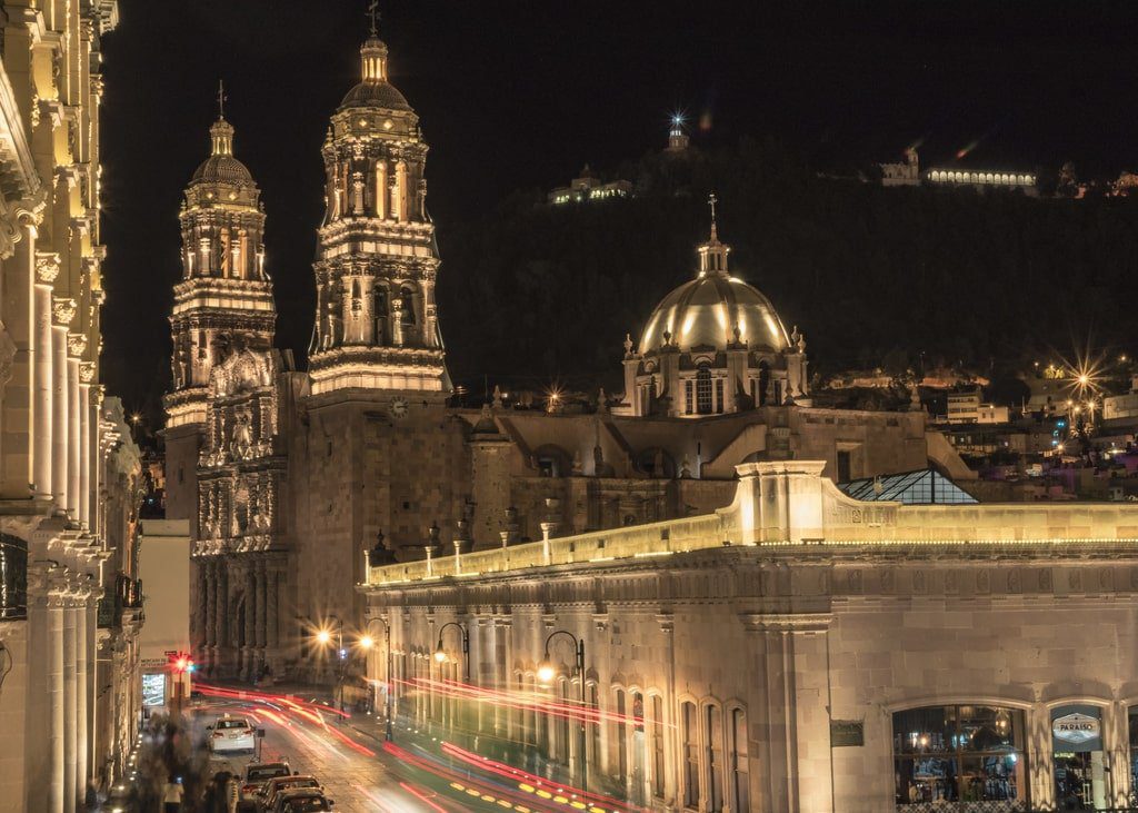 Zacatecasa, architettura bizantina, cattedrale messico