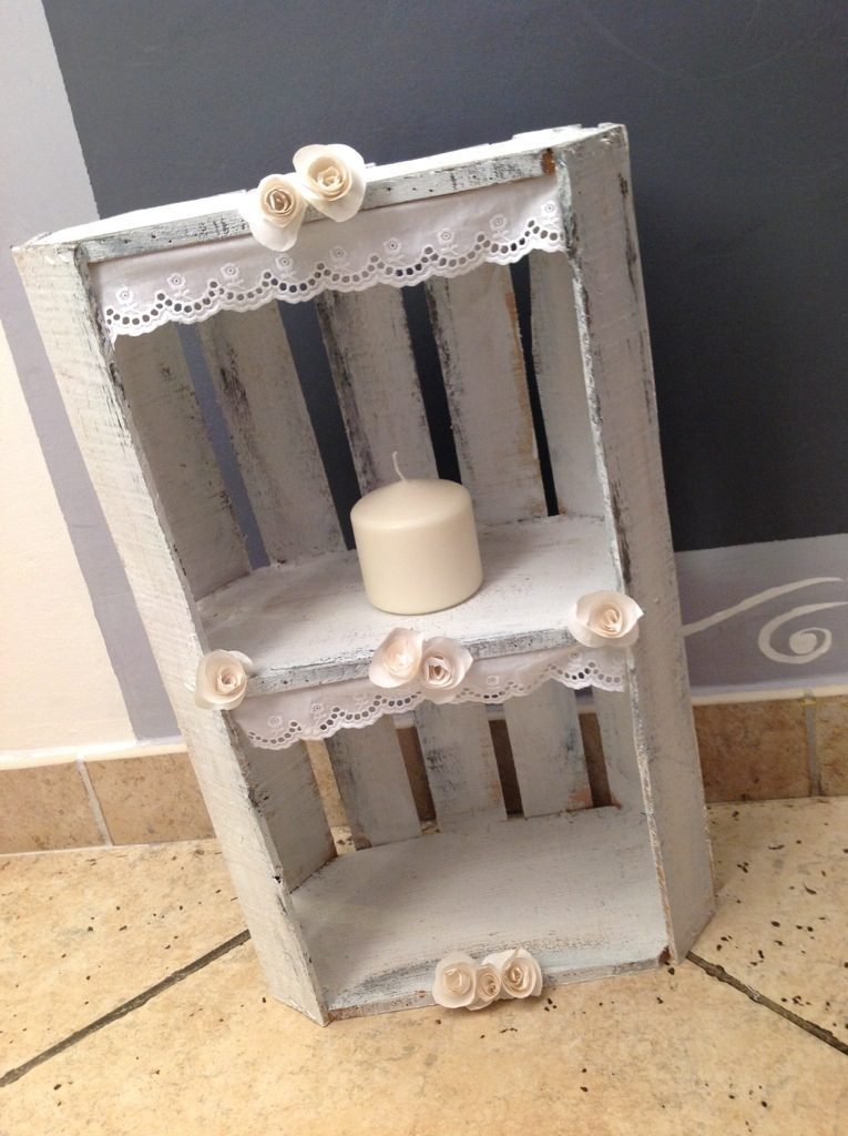 Riciclo cassette shabby