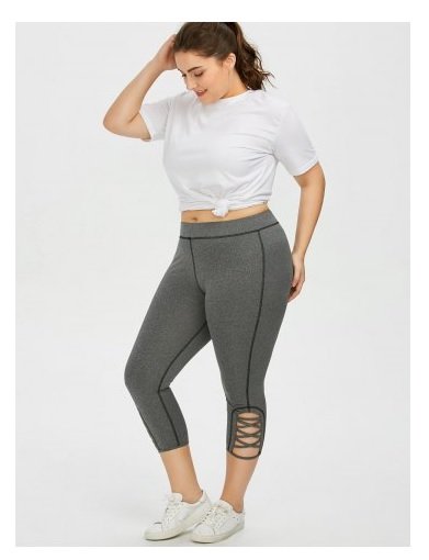 Sport and free time: plus size workout clothes