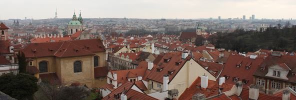 praga veduta dal castello