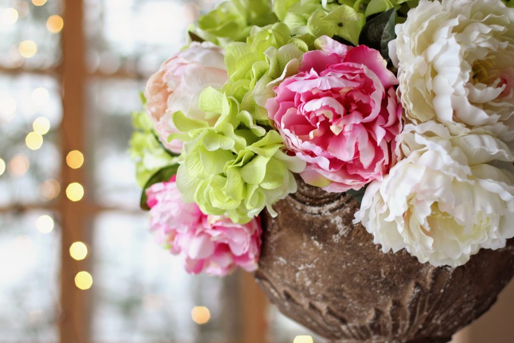 Peonie e ortensie