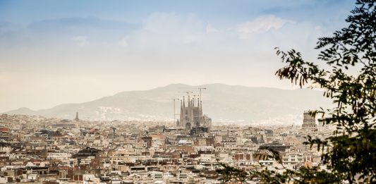 Barcellona vista panoramica