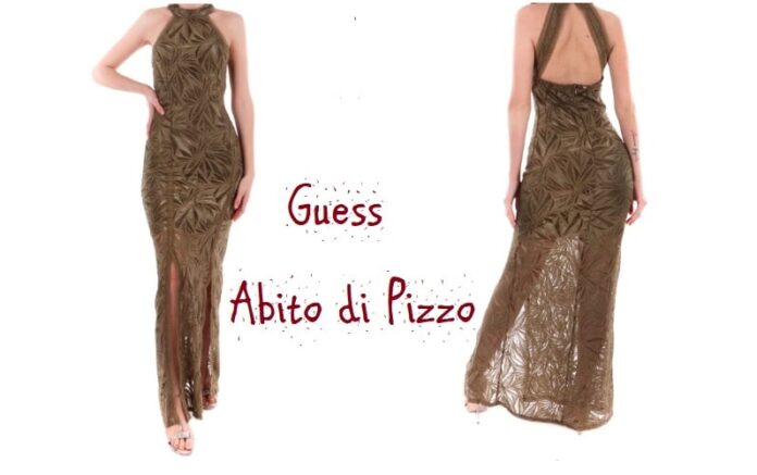 L'abito lungo in pizzo Guess per essere eleganti con classe