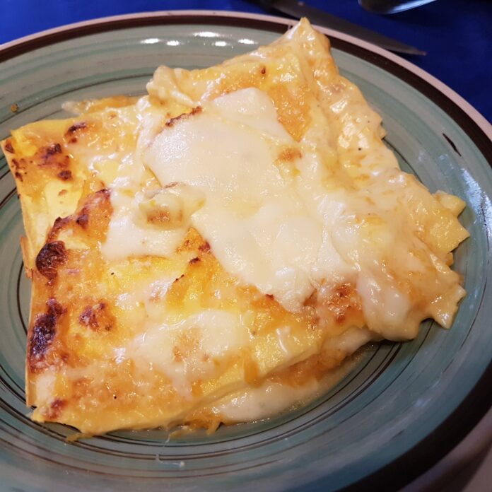 Lasagna con zucca ai 4 formaggi, video