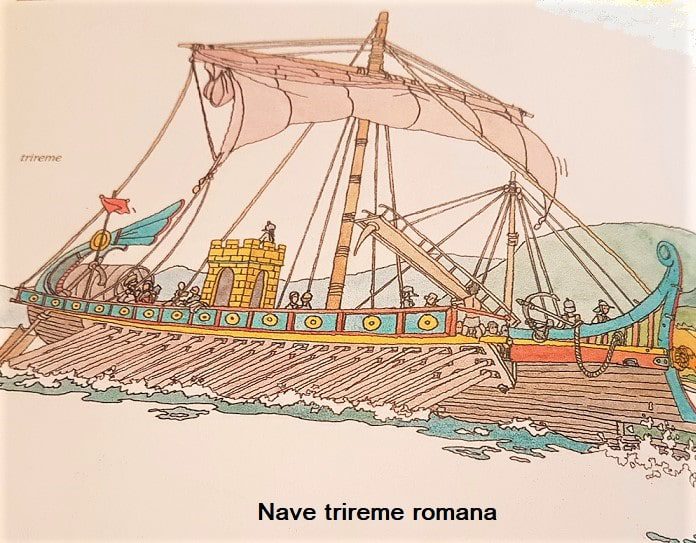 Nave trireme romana