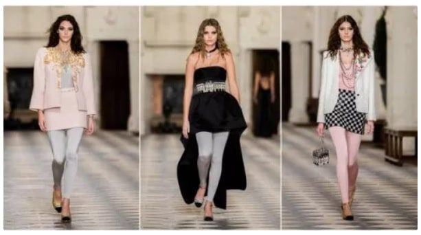 Chanel e i leggings alla sfilata Métiers d'Arts