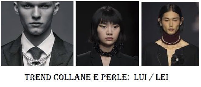 Le perle e le collane un trend moda 22/2023 per lei e per lui