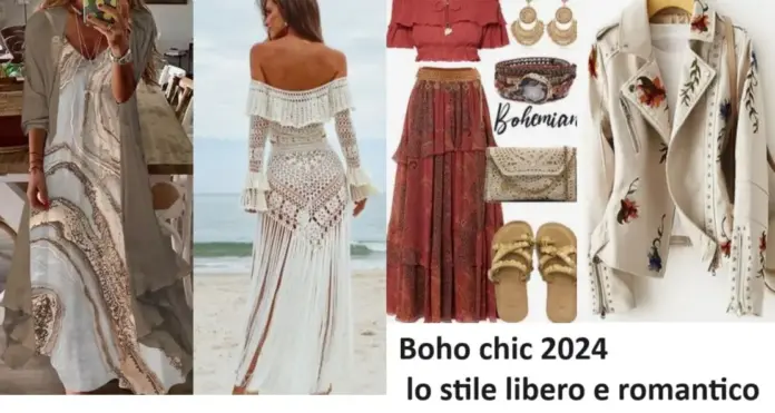 Boho chic 2024 lo stile libero e romantico un trend immancabile nel guardaroba