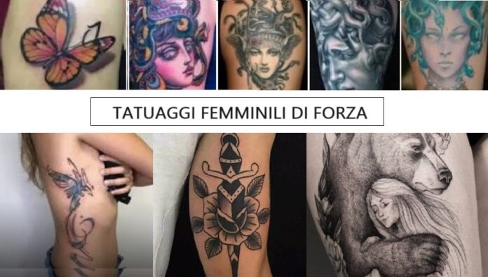Tatuaggi femminili di forza e coraggio idee