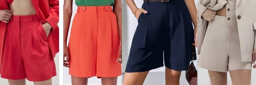 Short classici eleganti dal taglio sartoriale