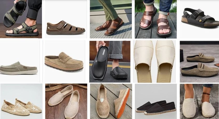 Scarpe estive uomo: sandali, sabot e espadrillas