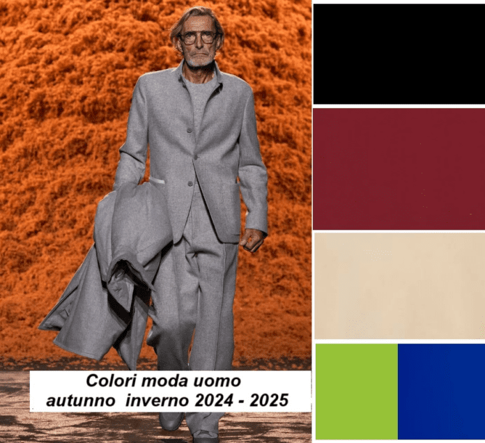 Colori moda uomo autunno inverno 2024 2025 qual è il più amato?