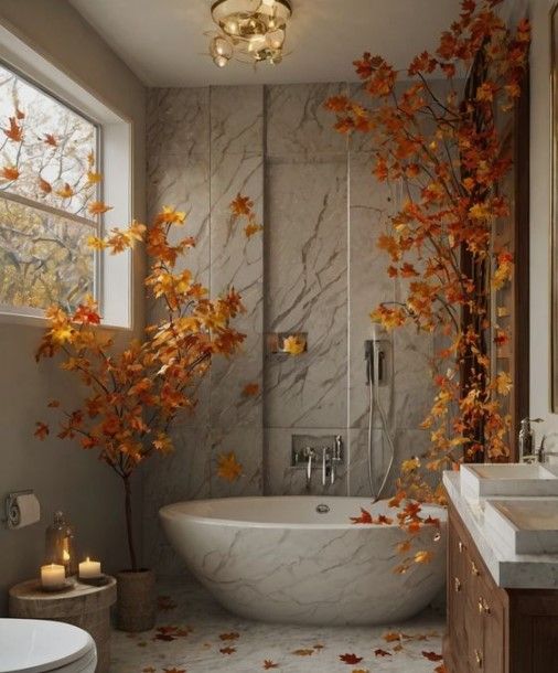 Arredamento autunnale bagno