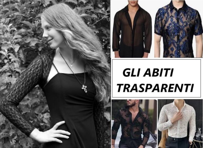 Gli abiti trasparenti: guida completa ai materiali, abbinamenti e consigli di stile per lei e lui