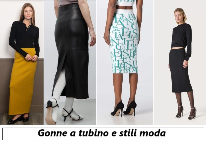 Gonne a tubino e stili moda