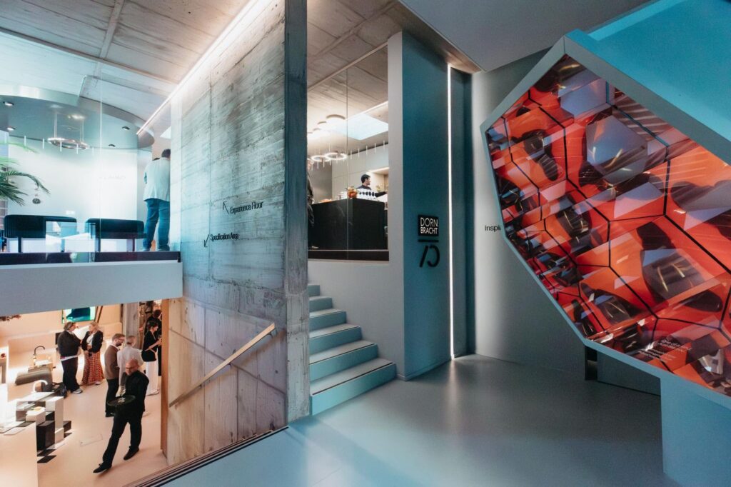 Dornbracht alla Milano Design Week allestimento su due piani